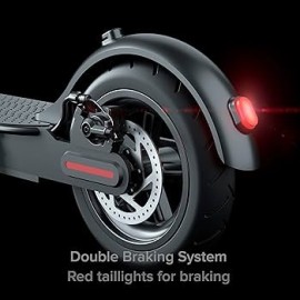 Populo Folding Electric Scooter with Double Braking System 8.5 Inch Pneumatic Tires BS500276