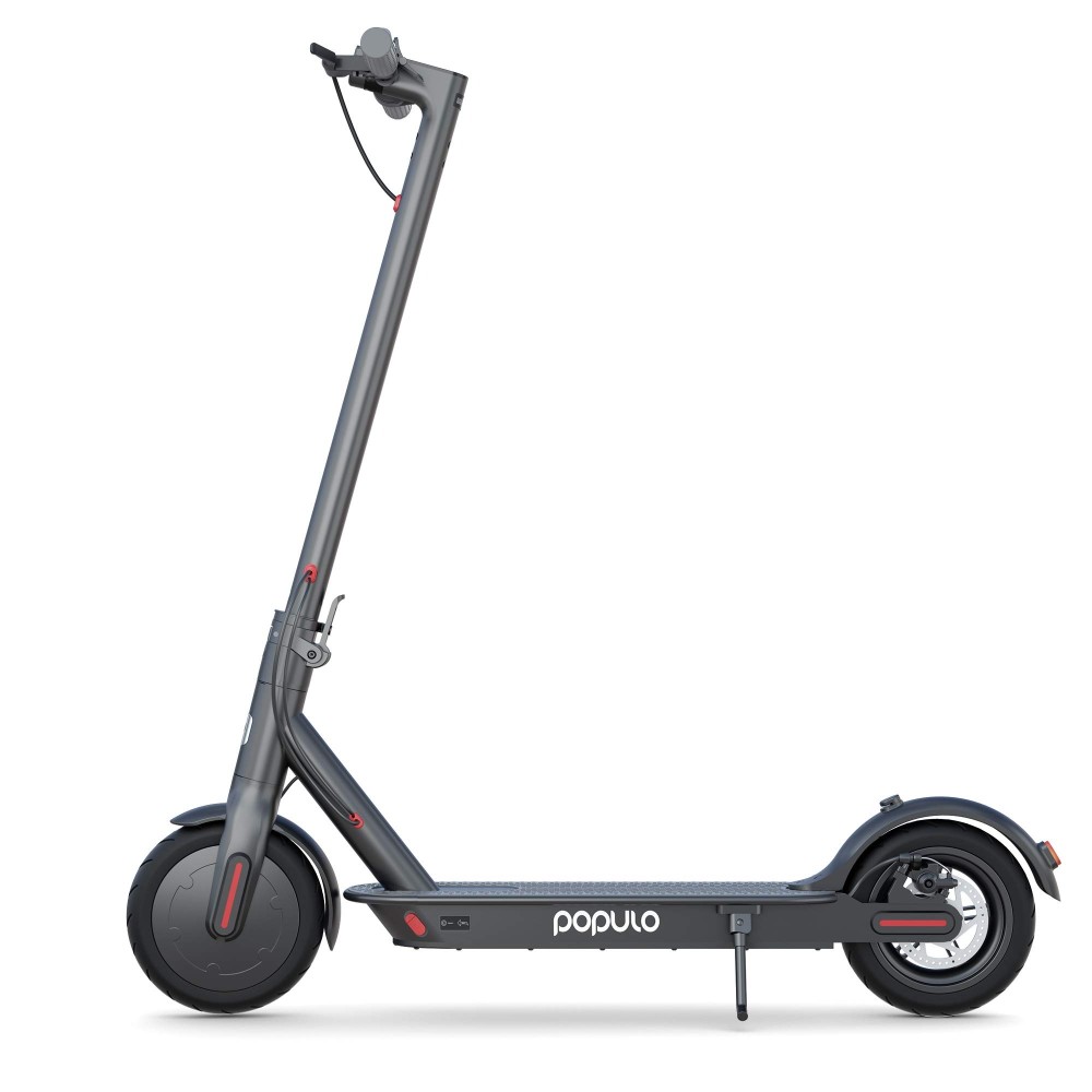 Populo Folding Electric Scooter with Double Braking System 8.5 Inch Pneumatic Tires BS500276