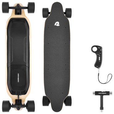 Retrospec Tidal Rev Electric Longboard with Wireless Remote BS500262