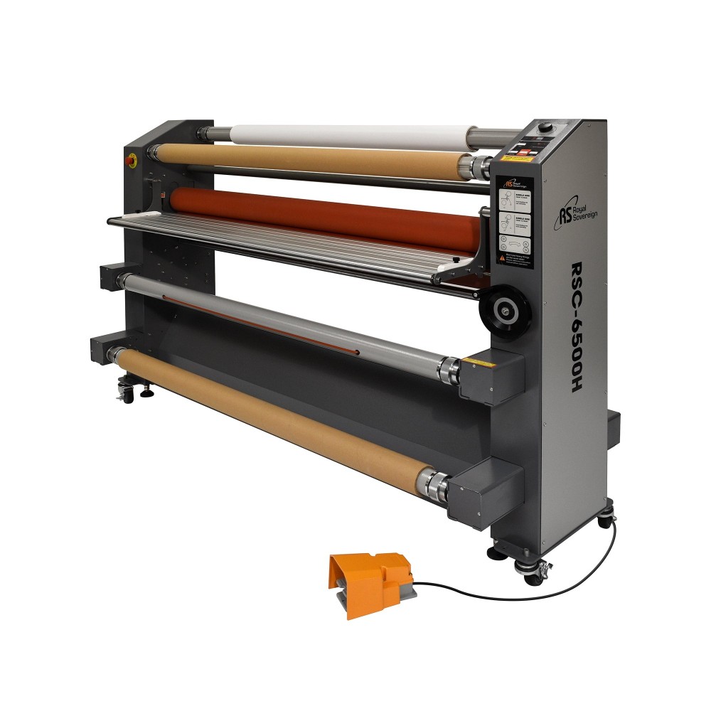 Royal Sovereign 65 Inch Heat Assist Top Roller Wide Format Roll Laminator RSC-6500H