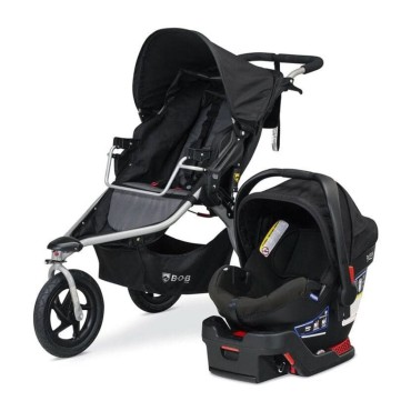 Bob Gear Rambler Travel System with Britax B-Safe Gen2 Infant Car Seat, Black