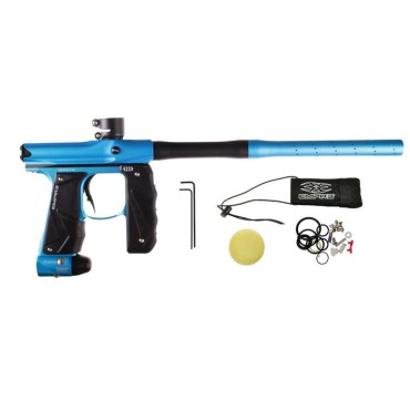 Empire Mini GS Paintball Marker .68 Caliber Gun - Aqua Blue with Black Accents