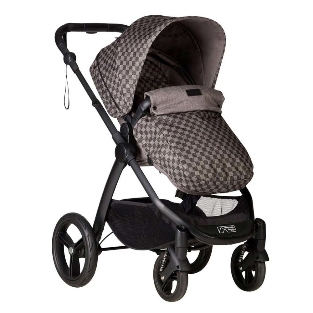 Mountain Buggy V2 Cosmopolitan Luxury Carrycot, Cosytoe and Satchel, Geo