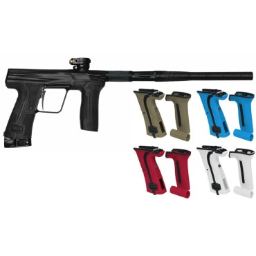 Planet Eclipse CS3 Electronic Paintball Marker Gun Midnight w Choice of Colored Grips