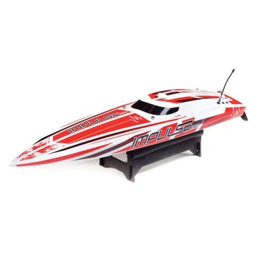 Pro Boat Impulse 32inch Deep-V RTR Brushless Boat White Red