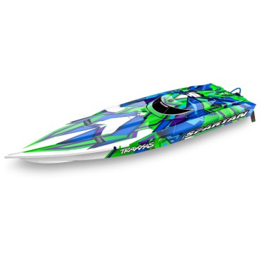 Traxxas Spartan Brushless 36 Inch Race Boat - GREEN