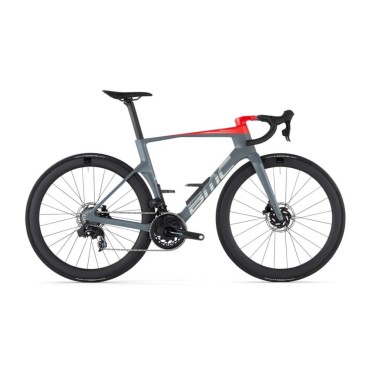 2024 Bmc Teammachine R01 Three Grey Brushed Red