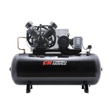 Campbell Hausfeld Two-Stage Air Compressor 10 HP 34.1 CFM 175 PSI-208-230 460 Volt 3Phase