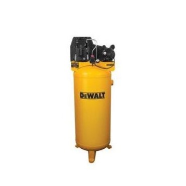 DeWALT, Vertical Air Compressor 60 Gallon-Cast Iron Oil Lubricated Belt Drive-3.7 HP