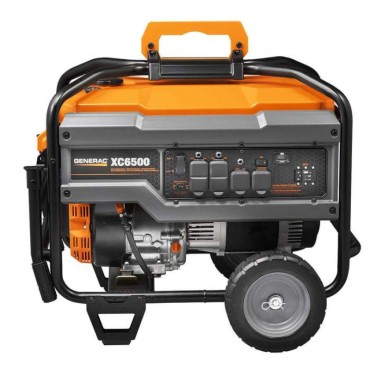 Generac 6824 426cc 6,500-Watt Carb Compliant Portable Generator - XC6500