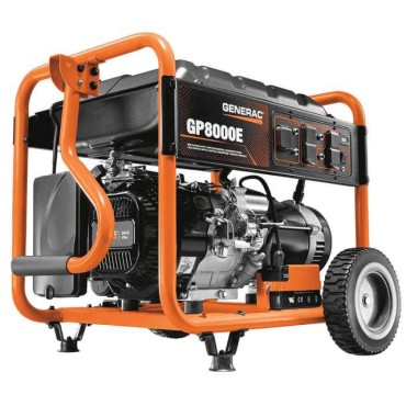 Generac 6954 420cc 8,000-Watt Electric Start Gas-Powered Portable Generator