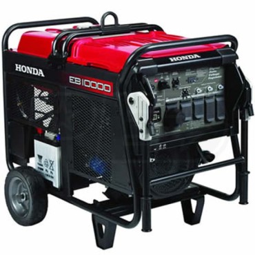 Honda EB10000-9000 Watt Electric Start Portable Industrial Generator w GFCI Protection