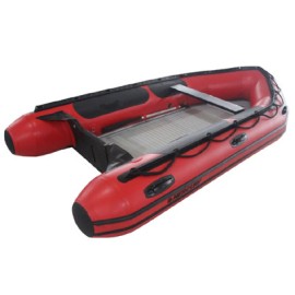 Mercury 430HD, Aluminum / FRP Floor, 13' 7", Red PVC, 2018