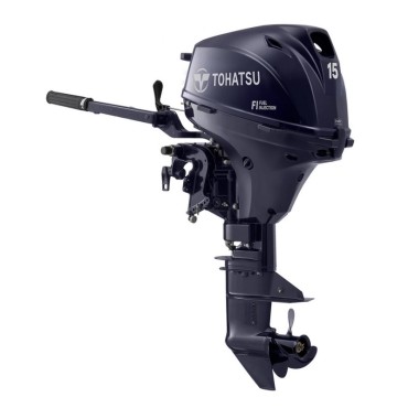 2019 Tohatsu 15 HP MFS15EL Outboard Motor 20" Shaft Length Long