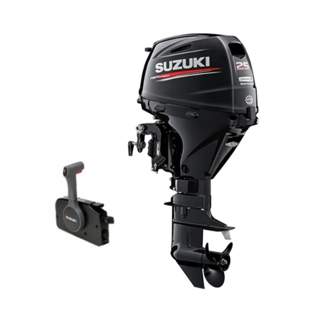 Suzuki 25 HP DF25ATL2 Outboard Motor 20 Shaft Length