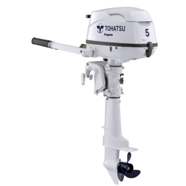 2020 Tohatsu 5 HP MFS5CLPGS Propane Outboard Motor15" Shaft Length